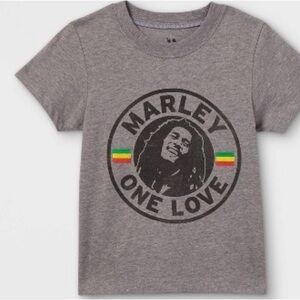 Bob Marley 'One Love' Toddler Graphic Tee - Gray